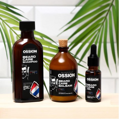 Професионален шампоан за брада с арганово и бадемово масло Morfose Ossion Professional Beard Care Shampoo 100ml